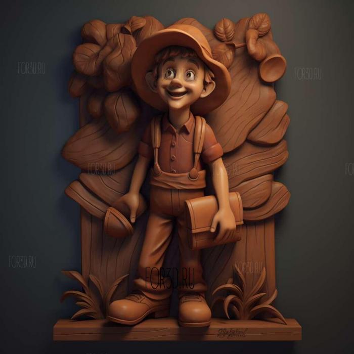 Ralph cartoon 1 3d stl модель для ЧПУ